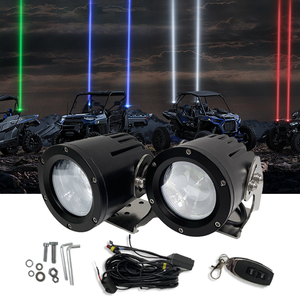 3&quot; RGBw Remote Control Offroad Laser <strong>LED</strong> Whip Lights Sky Tracer for ATV UTV Polaris Can Am Epxpedition - Product Image 4