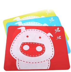 新设计pp材料塑料桌垫/印刷矩形pp/硅胶餐垫 - Product Image 1