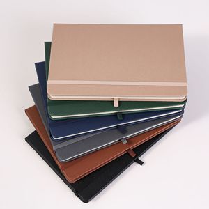 Notebook cartonato personalizzabile personalizzato Journal Notebook elastico banda A5 PU Notebook con portapenne - Product Image 4