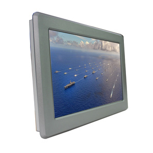 10.4 polegada LCD Industrial Flat Panel Monitor com 800*600 VGA HD porta NEMA4/ IP65 impermeável industrial grau LCD monitor