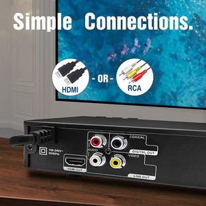Reproductor de DVD para el hogar, dispositivo de 2 canales de salida Compatible con sistema Ntsc/Pal/Auto, novedad de 2022 - Product Image 6