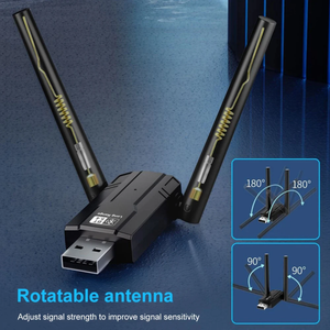 用于PC无线鼠标键盘音乐音频接收器发射器的双频150M USB 5.4适配器加密狗 - Product Image 5
