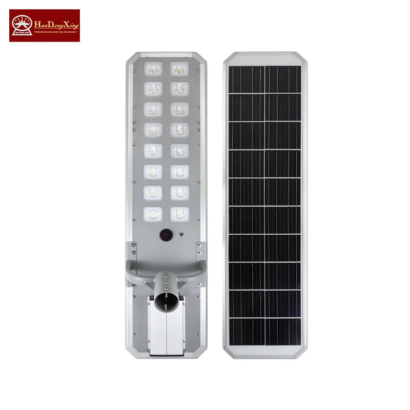 Huadengxing lampione solare 50W-600W LED con foto interruttore di controllo per illuminazione stradale