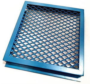 With Frame <strong>Blue</strong> Color Expanded Metal <strong>Mesh</strong> for Window and Door