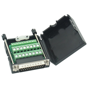 连接器DB25 D-SUB公适配器25针端口适配器至端子连接器信号模块Db25分线板无焊接 - Product Image 1