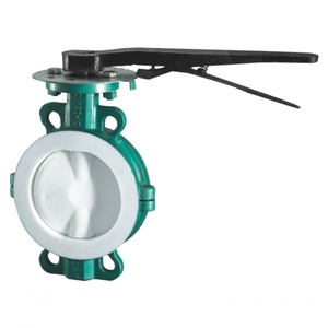 Volledige Ptfe Gecoate Split Body Vlinderklep Handmatige Bediening - Product Image 6
