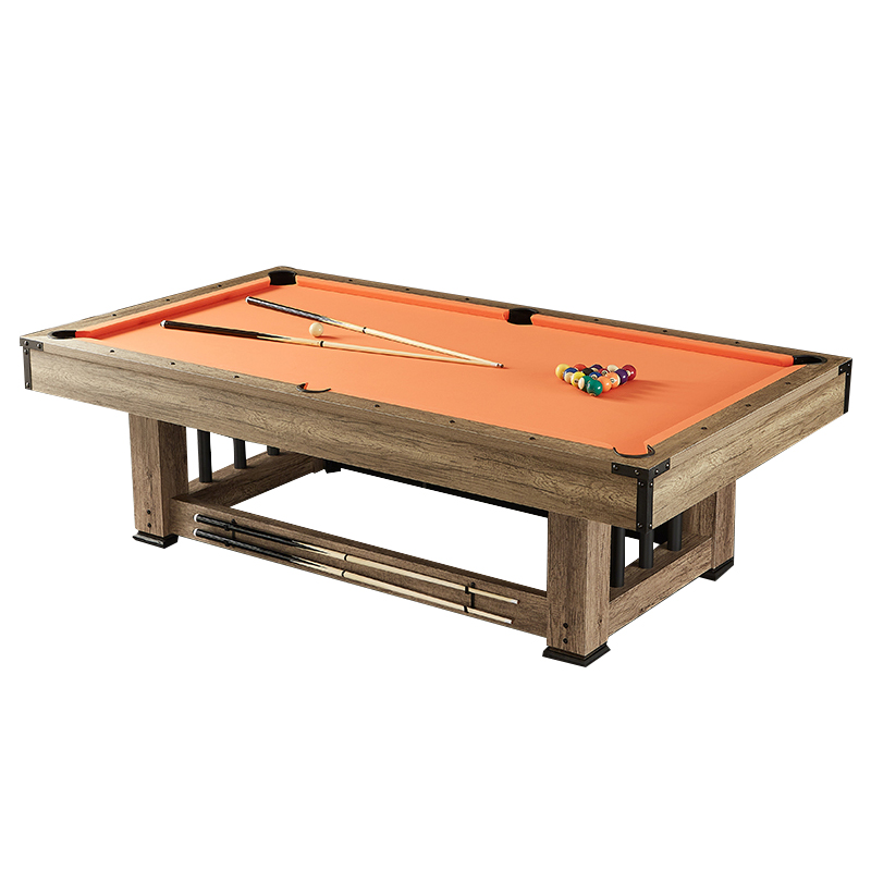 Table de billard 3-en-1 en MDF de 9 pieds Orange