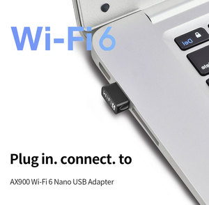 ตัวรับสัญญาณเครือข่ายไร้สาย WIFI 6 900Mbps 2.4/5GHz 802.11ax mini USB Wi-Fi การ์ด LAN คนขับฟรีการ์ดเครือข่ายภายนอก