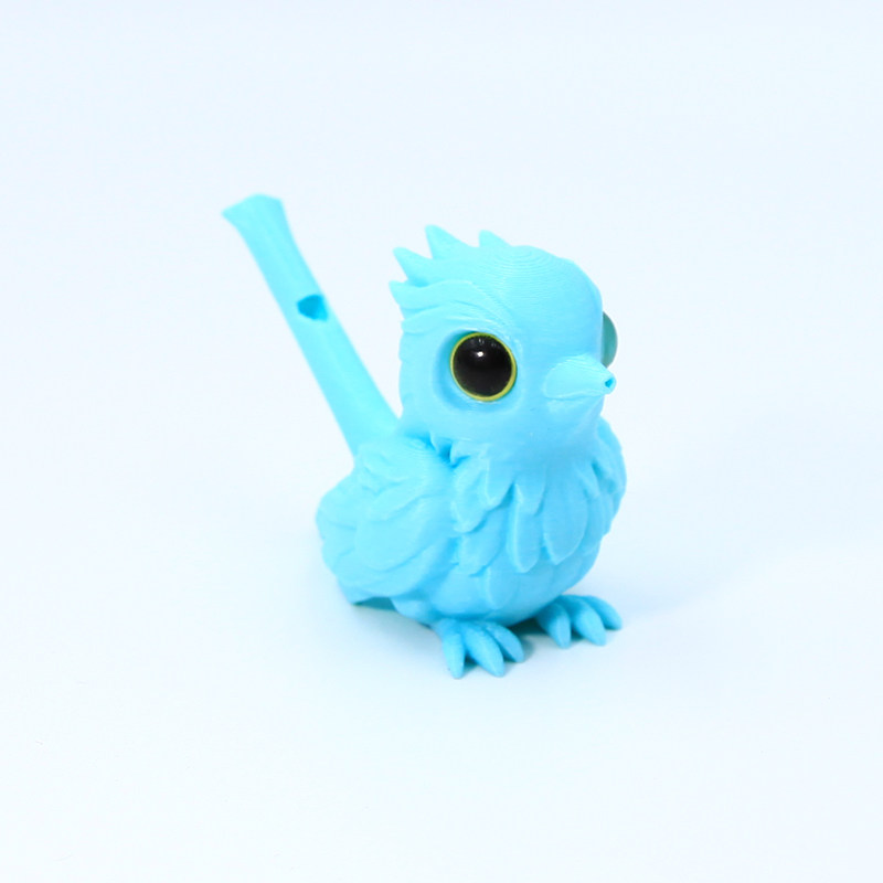 Flûte d'oiseau d'eau bleue de 8CM