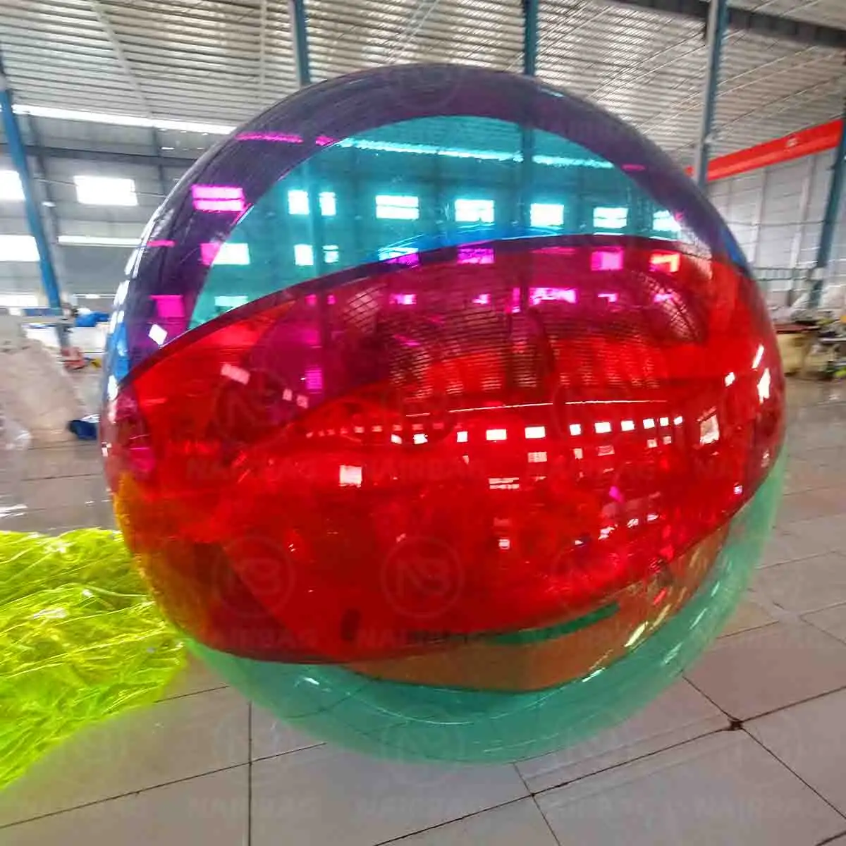 Bola de água inflável transparente para piscinas, esfera inflável flutuante, jogo de bolha, rolo na água