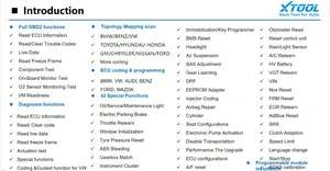 Per XTOOL D9EV auto Scanner diagnostico di potenza del veicolo elettrico analizzatore di rilevamento per Tesla nuova energia del veicolo versione inglese - Product Image 5