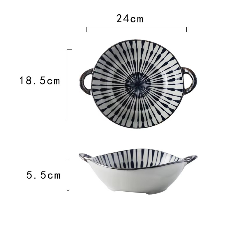 Droplet 9,25 pouces moyen double oreille-blanc