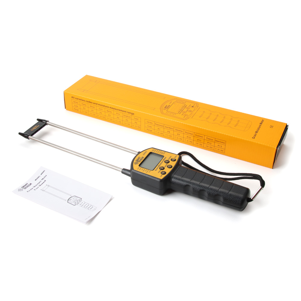 Digital Grain Moisture Meter Hygrometer Use For Corn Wheat Rice Bean Peanut Grain Measurement Moisture Humidity Tester AR991