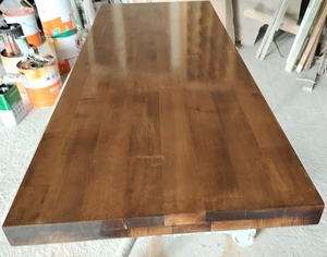 Walnut màu bạch dương buthcer khối hàng đầu bằng gỗ <span class=keywords><strong>butcher</strong></span> khối bàn handwood Nhà Bếp bàn - Product Image 4