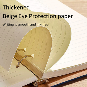 Bolígrafo inteligente Hojas sueltas 6 carpetas de anillas diario cuaderno privacidad huellas dactilares bloqueo Bloc de notas con impresión personalizada páginas en color - Product Image 5