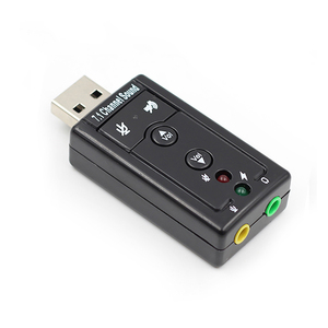 Professional <strong>Microphone</strong> <strong>Audio</strong> Driver 7.1 Channel <strong>Microphone</strong> in and 3.5mm Speaker Out External USB Adapter Sound Card - Product Image 1