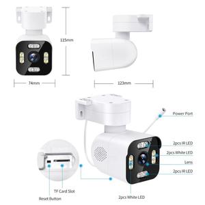 Cámaras DE SEGURIDAD WiFi Detección inteligente Detección humana Cámara exterior Seguridad para el hogar - Product Image 5