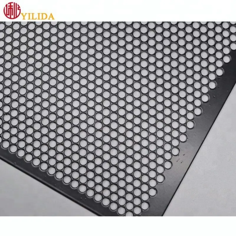 Placa de pantalla de malla de Metal perforada personalizada, hoja de acero, Micro agujero