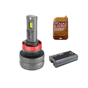 T102 h11 h7 hb3 h3 h8 dijital ekran sürücü canbus 1200w 800w 500w yanıp uzaktan kumanda 4575 cips araba için led farlar - Product Image 2