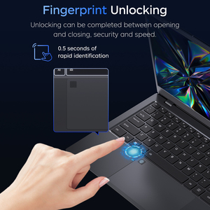 แล็ปท็อปสำหรับเล่นเกม I5-1240P คอร์พิมพ์ลายนิ้วมือได้ถึง4.4กิกะเฮิร์ตซ์แล็ปท็อปธุรกิจคอมพิวเตอร์แบบมีไฟด้านหลังสำหรับแล็ปท็อป DDR5ขนาด24กิกะไบต์ขนาด1เทราไบต์ของใหม่ - Product Image 5