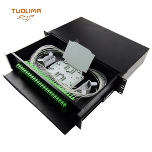 FTTH SC/FC/ST/LC 12~144FO Fiber Optic Terminal Box Optical Fiber <strong>Panel</strong> Drawer 24 Cores <strong>Patch</strong> <strong>Panel</strong> ODF for CATV <strong>Networks</strong>