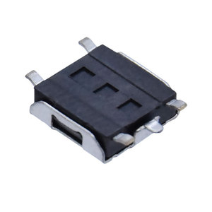 6*6mm SMD interruttore 5 Pin tattile Silicone gomma rossa pulsante interruttori a pulsante rosso