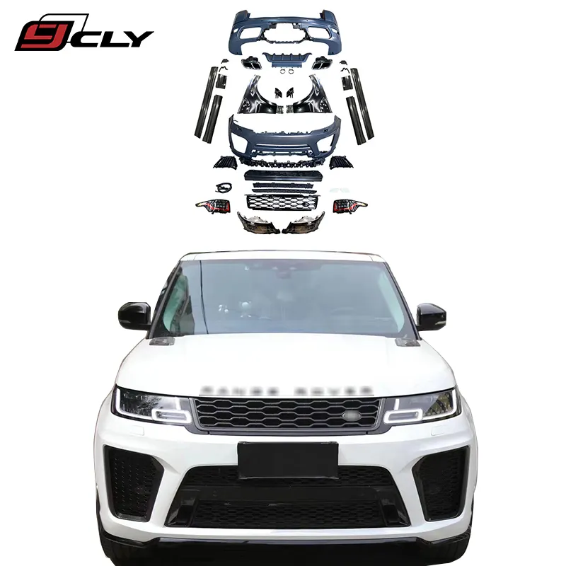 CLY kit bodi bumper mobil, untuk Range Rover Sport 2014 modifikasi 2018 body kit bumper mobil SVR