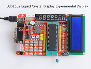 Smart Electronics PIC-Entwicklungs karte PIC16F877A Experimentier platinen kit für Mikrocontroller-Lern platinen mit KIT3-Programmierer 2