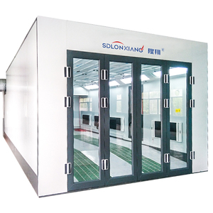 CE Approved Longxiang Auto <strong>Spray</strong> Booth with Efficient Infrared Lamp Heating System Electric &amp; Diesel Burner Car Spraying <strong>Baking</strong> - Product Image 1