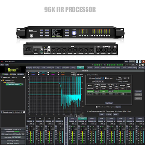 Nuoxun Professional Audio 4 <strong>Input</strong> 8 Output 96K DSP FIR Signal Processors Metal Material for PA System - Product Image 1