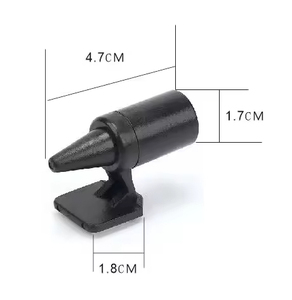2 cái màu đen nâng cấp phổ Hươu còi ABS Chất liệu cửa sổ gắn tự động an toàn cảnh báo bên ngoài phụ kiện động vật hoang dã Sonic - Product Image 2