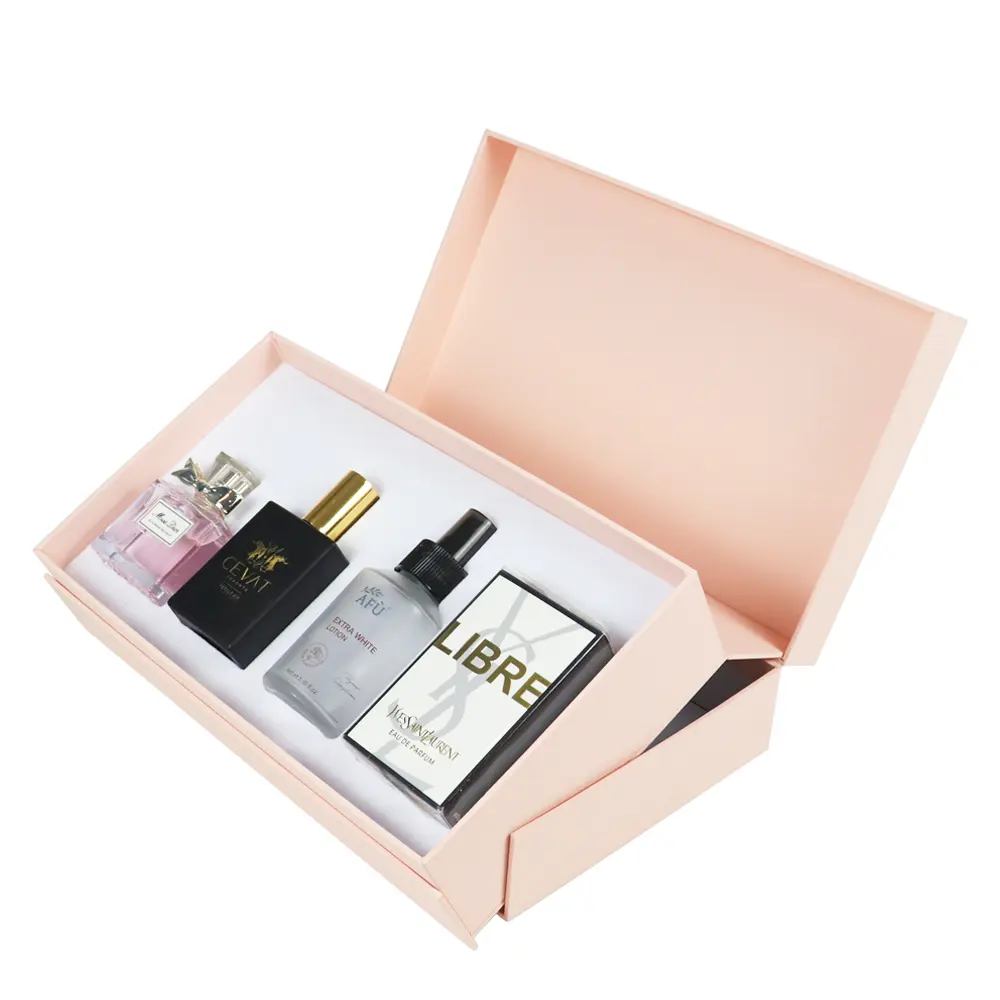 Preço de atacado novos materiais caixa flip top produto artesanato embalagem cuidados com a pele maquiagem cosméticos perfumes rígidos embalagem caixa de papel