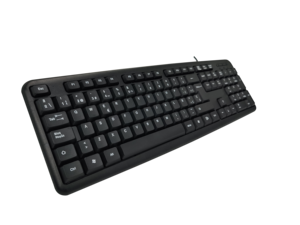 Jedel Teclado de oficina con cable de 104 teclas Interfaz USB Operación de membrana Estándar silencioso para escritorio Venta al por mayor en stock - Product Image 2