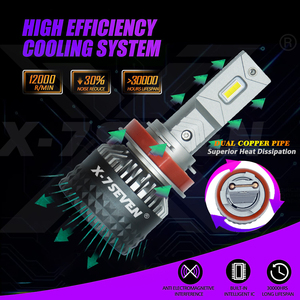 X-7SEVENハイパワー150W30000LmH7LEDヘッドライト電球<span class=keywords><strong>12V</strong></span>ハイロービームH4LEDヘッドライト6500KホワイトH1H11 9005 9006 9012 <span class=keywords><strong>led</strong></span>