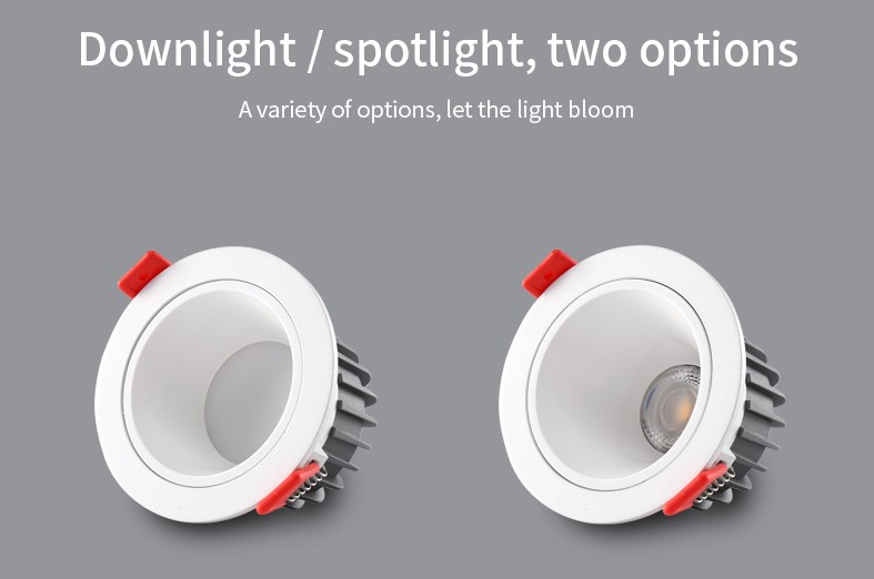 Plastic Housing Recessed Ceiling LED Downlight Down Light in Low Best Price