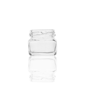 ジャムとスパイスの食品保管用ふた付きミニ丸型ガラス瓶空の保管容器 - Product Image 3