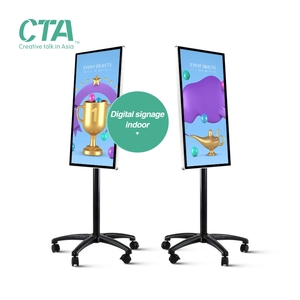 CTA 32 pollici lcd display advertising android wifi 3g di rete digitale signge player con supporto da pavimento rullo - Product Image 6