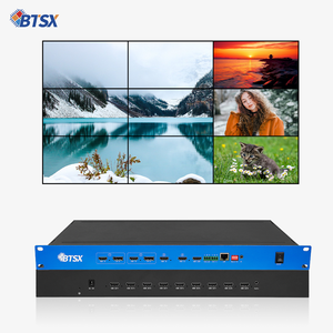Bitvisus 1U стеллаж PIP бесшовный коммутационный HDMI коммутатор матрица 3x3 3x4 3x5 3x6 4K60 ЖК-светодиодный видео настенный контроллер - Product Image 1