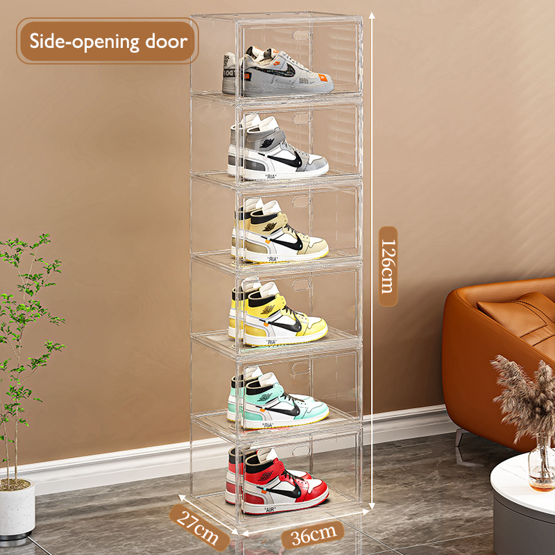 Porte à ouverture latérale en 6 parties