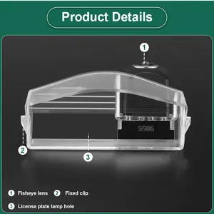 Mccd AHD 1080p 170 độ Fisheye xe sao lưu phía sau xem máy ảnh cho Mazda 3 BK 2003-2009 BL 2009-2013 Mazda2 de 2007-2015 - Product Image 2