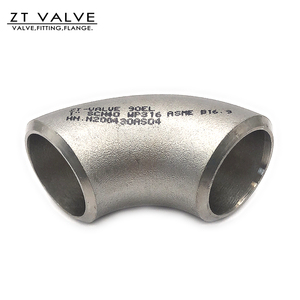 304 kaynaklı paslanmaz çelik yarıçapı alın kaynak dirsek 90 derece açı boru tesisat - Product Image 5