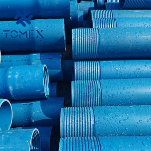 Well Casing Water <strong>Pipes</strong> Inch and Slotted 4 Threaded Deep Upvc Price 6 With 1 Drop for 2 Thread Schedule 8 <strong>140Mm</strong> Pvc Screen <strong>Pipe</strong> - Product Image 3