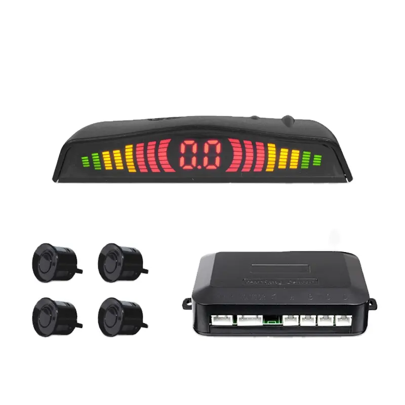 NTO 2/4/6/8センサーオプションのLEDライトセンサーワイヤーキット障害物距離プローブセルフテスト車駐車場センサーを表示