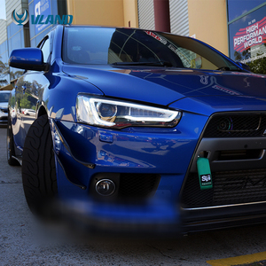 Vland ไฟหน้ารถยนต์สำหรับ Mitsubishi Lancer 2008-2020,ไฟหน้าปีศาจตาแบบคานคู่สำหรับขายส่งจากโรงงาน