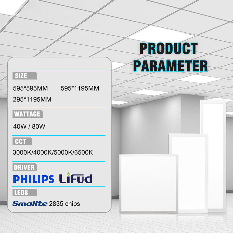 Luz del panel de los 60*120cm-80W