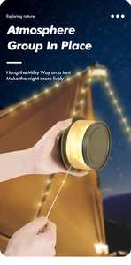Multifunctional Long Range 20M Coloful String <strong>Table</strong> Lights USB Rechargeable LED Camping Lantern Tent Hanging Atmosphere Lights - Product Image 6