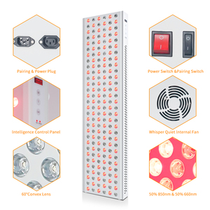 Sgrow nir kızılötesi kırmızı led terapi lambası 4 dalga boyları led cihaz paneli kırmızı ışık tedavisi tam vücut - Product Image 6