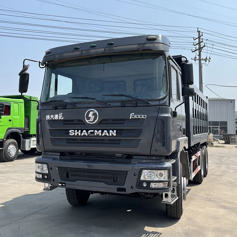 China product shacman used 6*4 40 tons tipper truck 371 375hp LHD RHD used dump truck with good condition