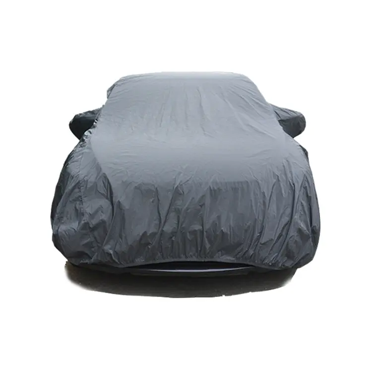 Housse de voiture en PVC transfrontalier recouvert de coton épaissi Petit SUV Ecran solaire Imperméable Personnalisé Gris Résistant à l'eau