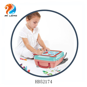 4 in 1 yeni sırt çantası yazma çizim tahtası oyuncaklar aktivite çalışma masası çocuklar için - Product Image 5